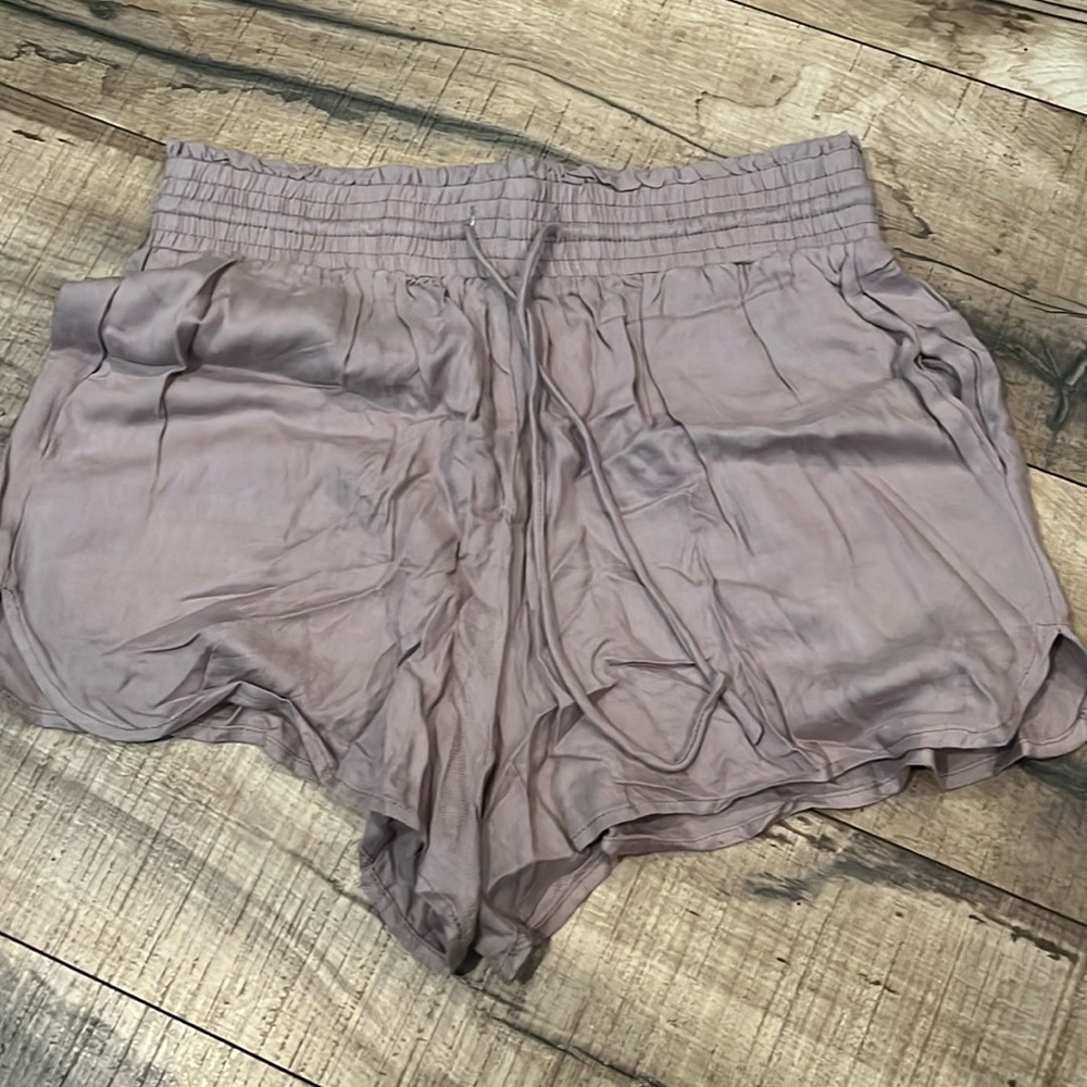Wishlist Apparel High Waisted Brown/tan/BeigeShorts with Drawstring Size M